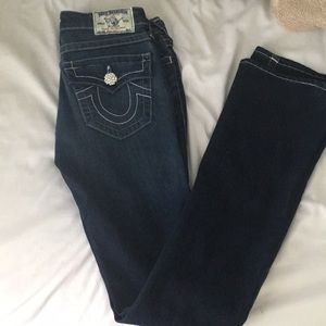 True Religion limited edition breast cancer jeans